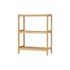 3 tiers bamboo shelf stand storage shelf bathroom kitchen livingroom plant stand